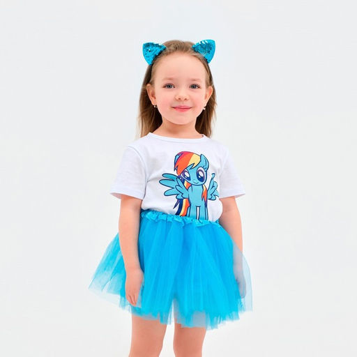 Юбка для девочки с ободком Радуга Дэш, My Little Pony