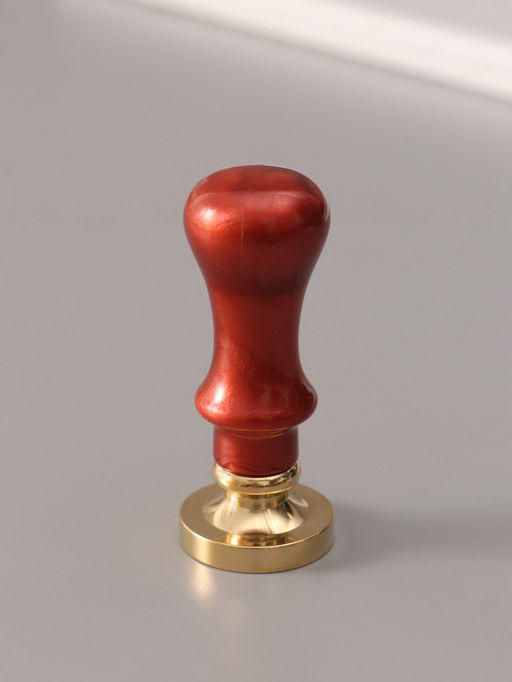 Печать для сургуча с пластиковой ручкой «Буква V на вензеле», 2.5×2.5×6.3 см