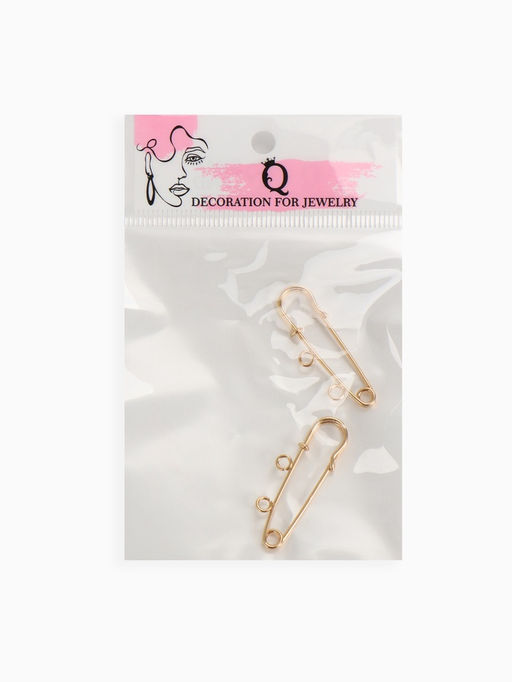 Цена за 2 шт. Булавка для подвесок PO-035, №01, 2 шт. 3.5?0.5 см, цвет золото
