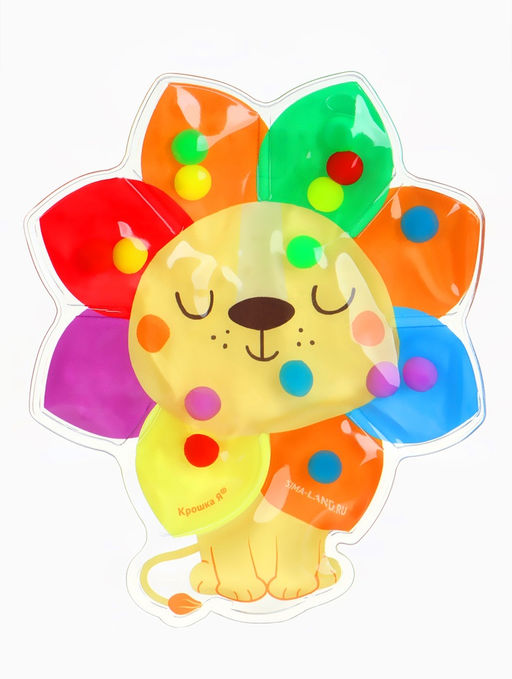 Развивающий сортер - сквиш для малышей Крошка Я «Лев», в пакете