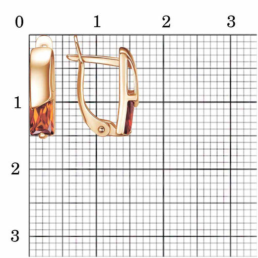 СЕРЬГИ 34815207Гр - Красная пресня фото 4