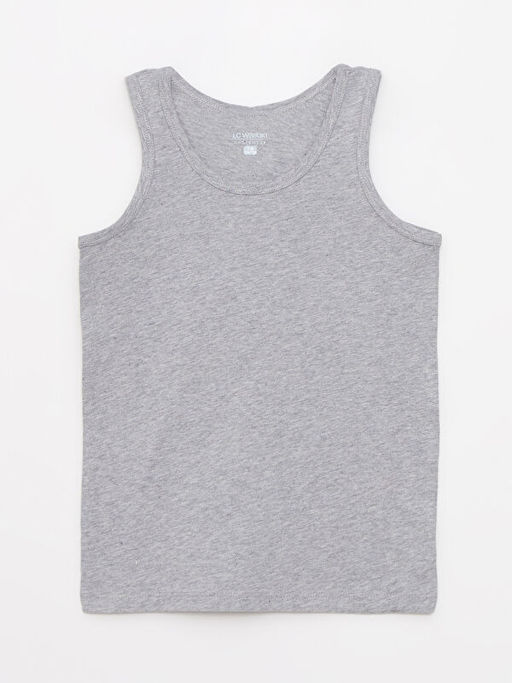 Bisiklet Yaka Basic Pamuklu Erkek ?ocuk Atlet 2li - Waikiki фото 3