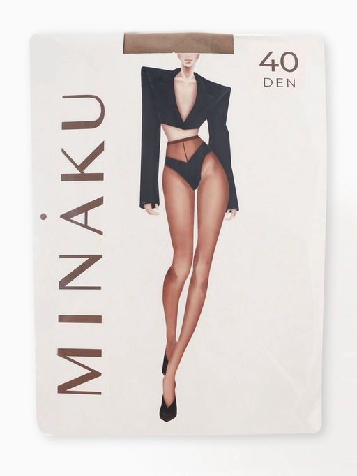 Колготки женские MINAKU 40 ден, телесные, размер 2/S
