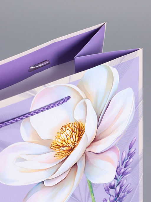 Пакет подарочный ламинированный «От всего сердца», 26×12×32 см