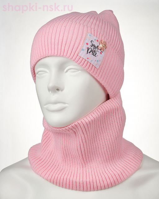 03-48-E Комплект флис (колпак+снуд) (46-50)