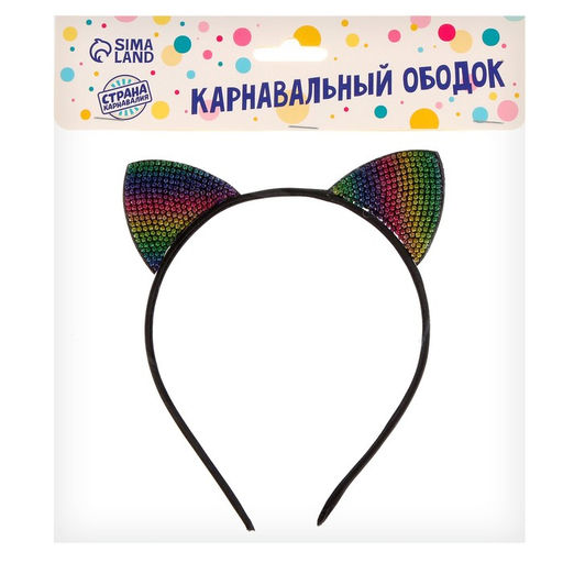 Ободок для волос карнавальный Кошечка - Страна карнавалия фото 3