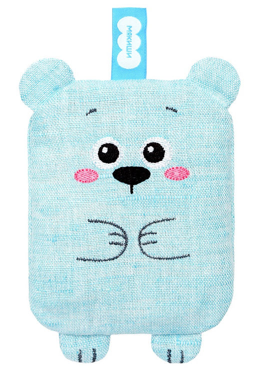 Мякиши арт.661 Разогрелка 3 в 1 "Крошка Мишка" с вишневыми кост. (согревает,охлаждает,развивает)