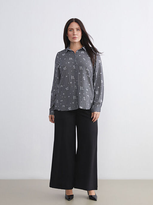 Loose Fit Geni? Pa?a Kad?n Pantolon