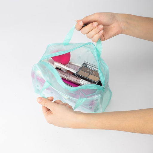 Косметичка на молнии, цвет зелёный - Simaland фото 2