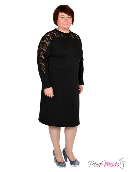 Платье Модель №495 размеры 44-84 - Plusmoda фото 4