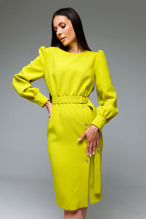 Платье Lars Style 847/2 лимонный