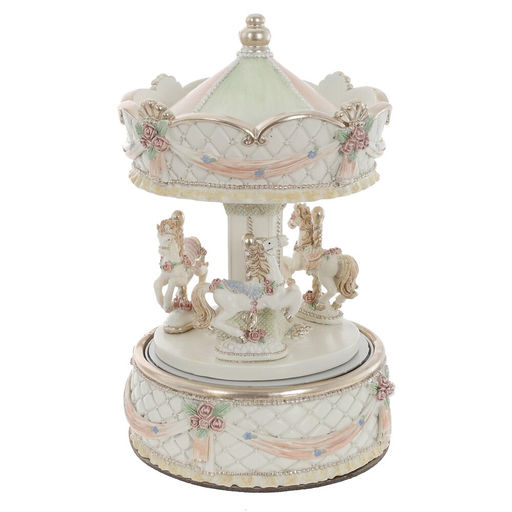 Фигурка декоративная "Карусель" (муз, движ), L10,5 W10,5 H16,5 см