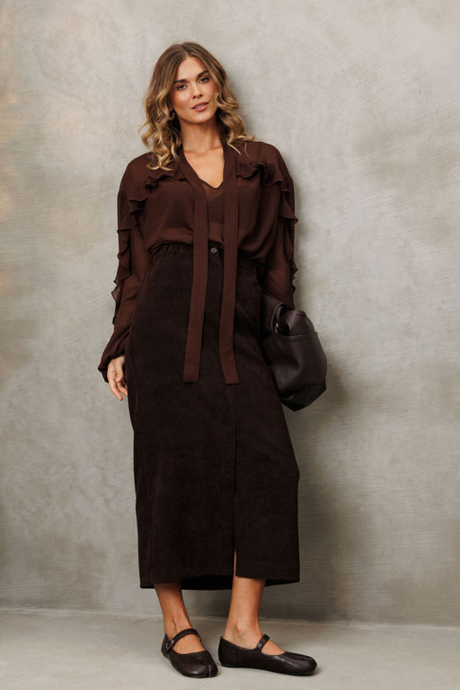 Костюм Gizart 5426 шоколадный фото 4