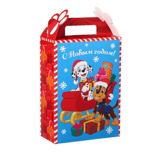 Коробка подарочная складная С Новым годом!, 20?33?10 см, Щенячий патруль - Paw Patrol фото 3