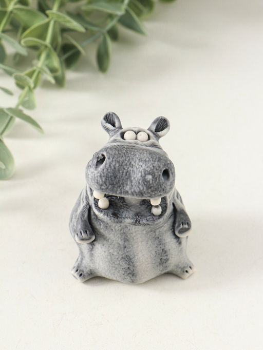 Сувенир "Бегемот сидит" 7 см