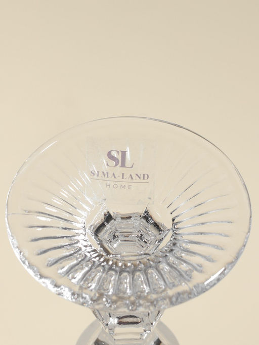 Бокалы для шампанского SL Home «Ларго», 160 мл, 6.7×20 см, набор 6 шт., стекло, прозрачные