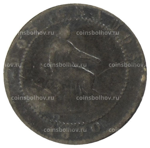 2 сентимо 1870 года Испания