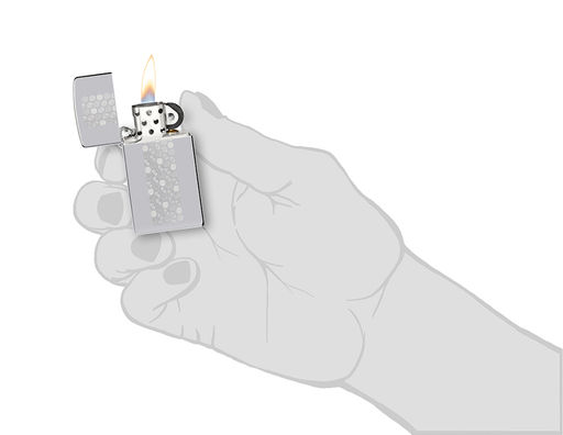Зажигалка ZIPPO узкая Медовые соты | Slim® Honeycomb 46270