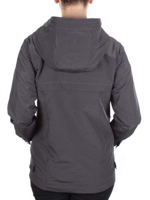 FY-229 DARK GRAY Ветровка женская АЛИСА (65% хлопок, 35% полиэстер) - Фабричный китай фото 5