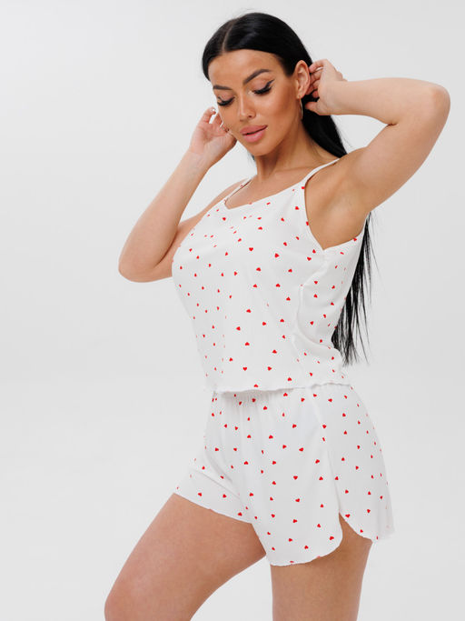 732 ПИЖАМА ЖЕНСКАЯ (Белый) - А-дина фото 4