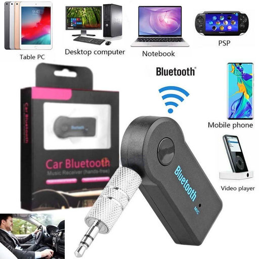 Автомобильный Bluetooth ресивер адаптер AUX hands free BT-350 - Buro фото 2