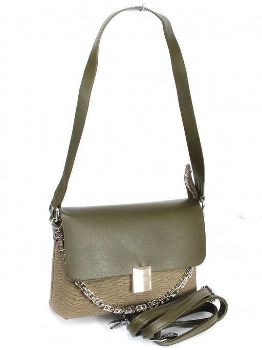 Сумка женская искусственная кожа XHD-6039, 1отд, 2плеч/рем, хаки SALE 263262 - Adelia фото 6