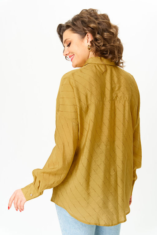 Рубашка Michel Chic 778 горчица  фото 2