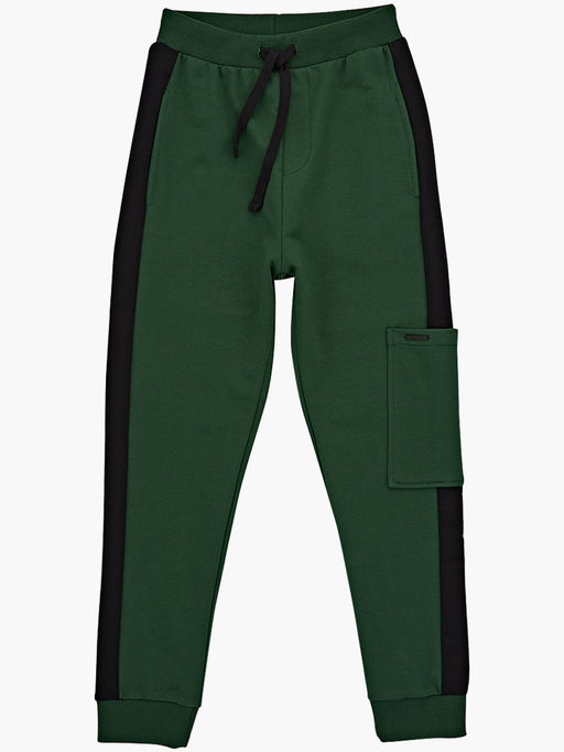 Спортивный костюм для девочки на молнии UD 7728 зелен-хаки - Mini maxi фото 9