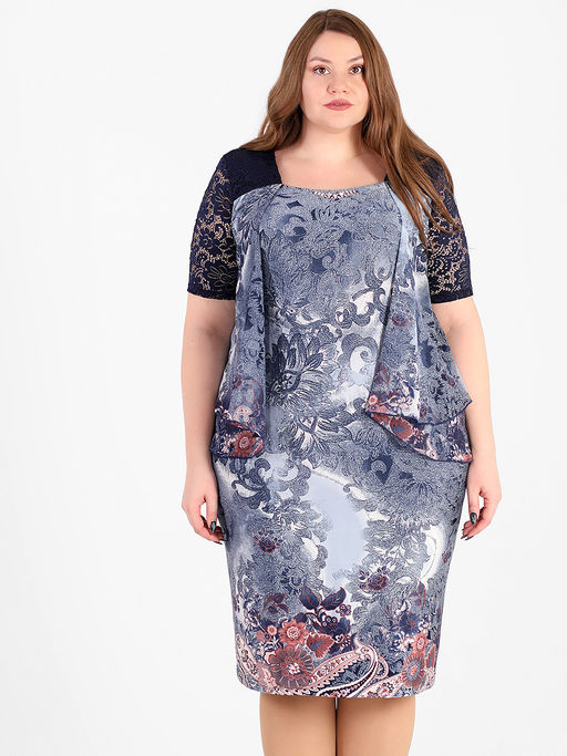 Платье ПРИТТИ с цветочным узором