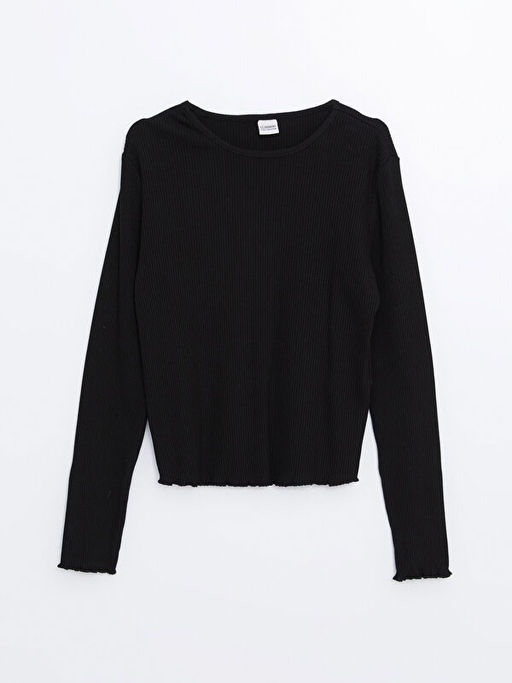 Bisiklet Yaka K?z ?ocuk Ti??rt - Waikiki фото 4