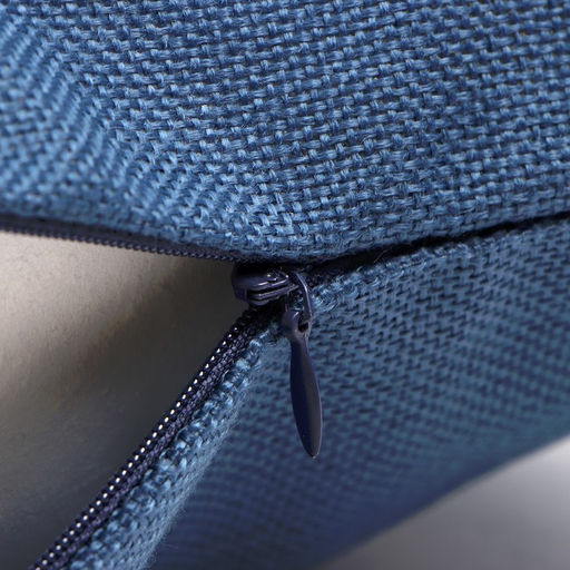 Наволочка декоративная Этель рогожка 45*45 см синий, 100% п/э  фото 5