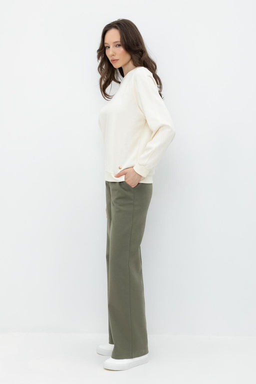 ЕВТ 4113/оливковый серый брюки жен