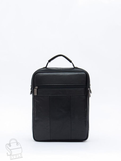 Сумка мужская кожаная 7905-4 black Fuzhinino  в Новосибирске