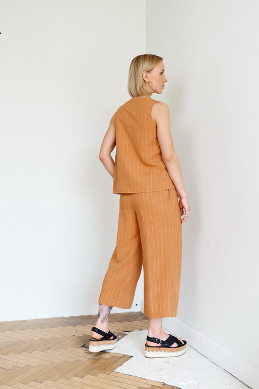 Кюлоты из вискозы Constance (Цвет: Корица) - Morozov Amavie фото 5