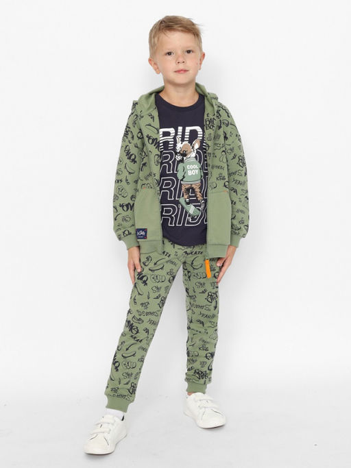 CRB wear/CWKB 70426-35-384 Брюки для мальчика,хаки/Ex.Cherubino фото 6