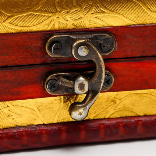 Набор шкатулок для украшений «Сундучок. Золотые цветы», дерево, 2 шт.