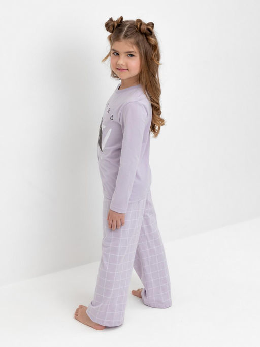 К 1623/лепесток орхидеи,двойная клетка пижама дет