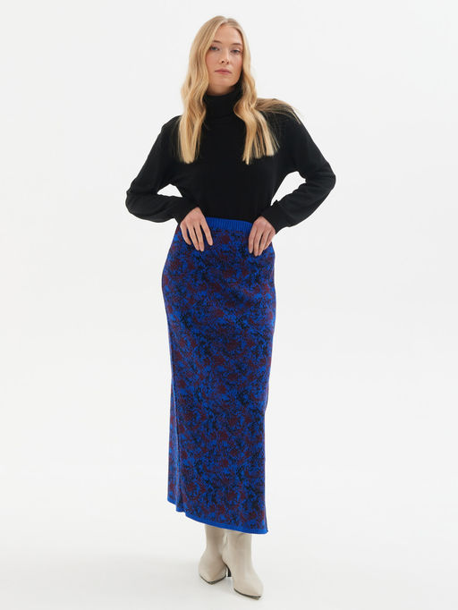 Юбка л1432 т. синий - Стим фото 9