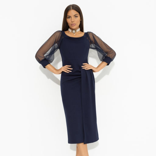 Платье с высоким разрезом на запах Смотрите на меня (new) - Charutti фото 2