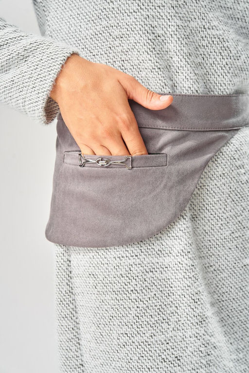 Платье LAIKONY 573 серый зигзаг фото 10