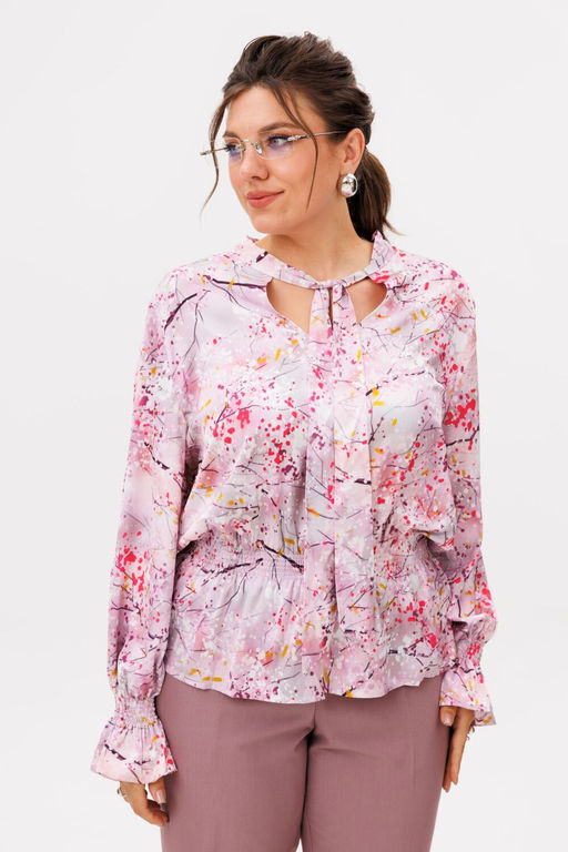 Блуза ANELLI 1694 фьюжен фуксия