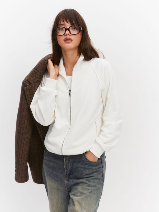 Толстовка женская 25234-519 футер молочный - Avese фото 8