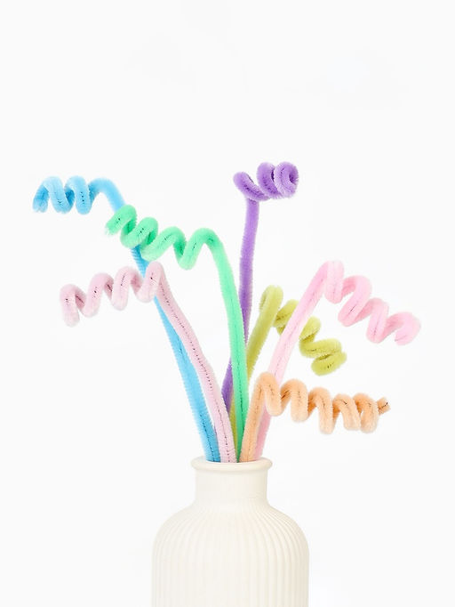 Синельная проволока, набор 100 шт, размер 1 шт 30х0,8 см 7 цветов в наборе