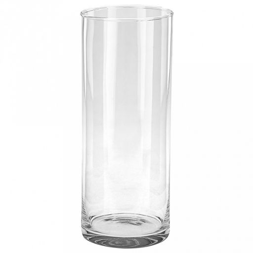 Ваза для цветов стеклянная "Иберетта" 2,78л, д12см, h30см, средняя, форма "цилиндр" (Россия)