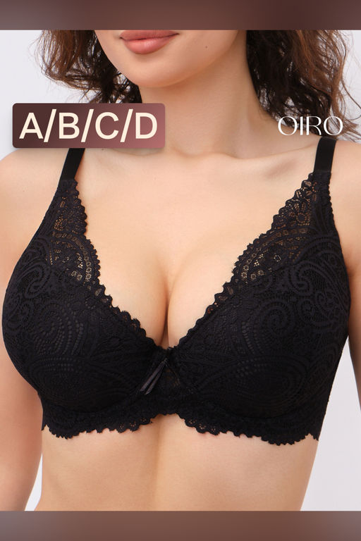 Бюстгальтер кружевной OIRO с пуш-ап ALICE 1032