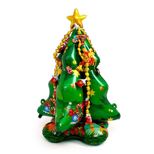 Воздушный шар фольгированный 48" «Большая ёлка, объёмная»