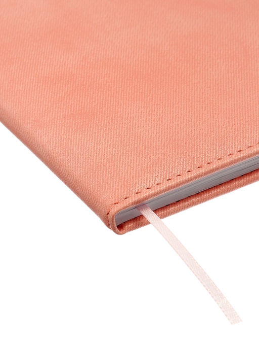 Дневник школьный «Сердечки» 1-11 класс, ляссе, обложка искусственная кожа, персиковый