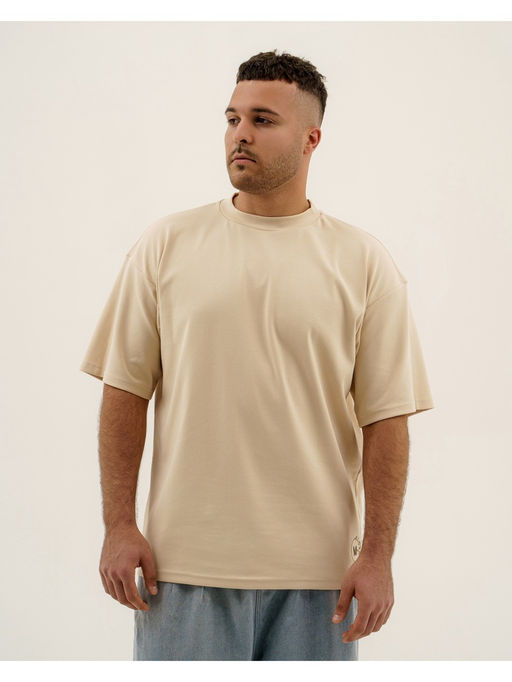 Футболка мужская MINAKU, размер XL, бежевая