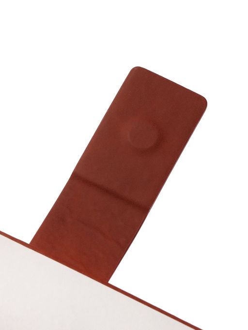 Ежедневник недатированный А5, с хлястиком, 128 листов, в линейку, пвх, коричневый - Simaland фото 12