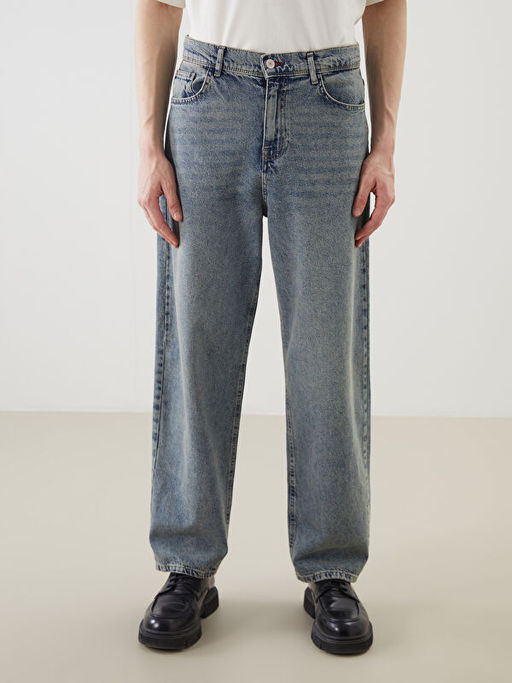 Super Baggy Fit Erkek Jean Pantolon